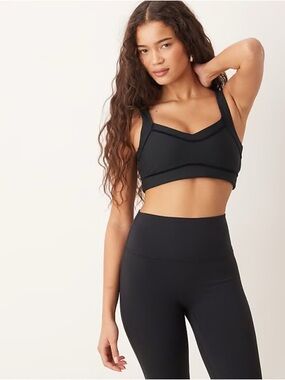 NWT Abercrombie YPB Velvet Tape Sports Bra